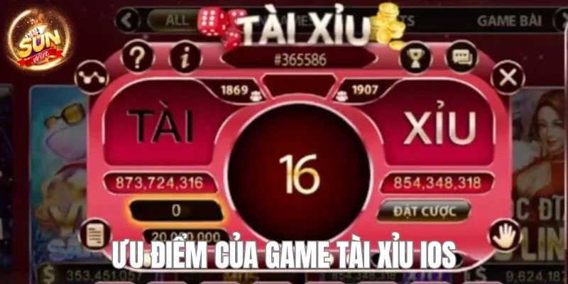 Game tài xỉu iOS sở hữu hàng loạt đặc điểm nổi bật được người chơi yêu thích.